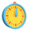 timer 3d logo