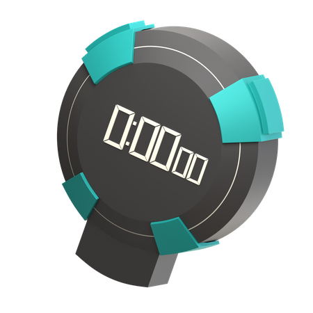 Timer  3D Icon