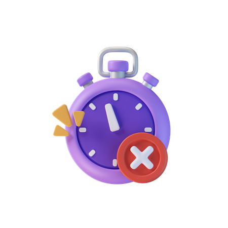 Timer-Fehler  3D Icon