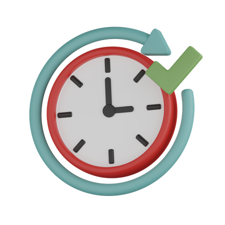 Timer-Prüfung  3D Icon