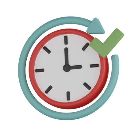 Timer-Prüfung  3D Icon