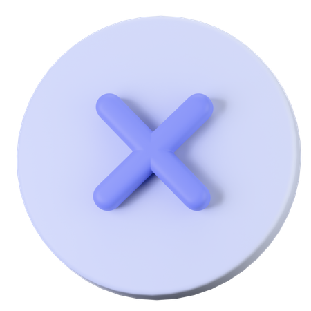 Times Circle  3D Icon