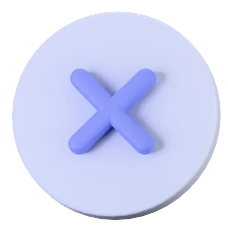 Times Circle  3D Icon