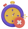 Times Up 3D Icon