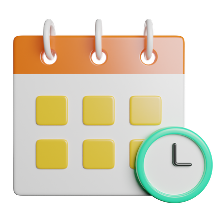 Timetable  3D Icon