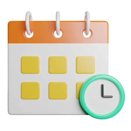 Timetable  3D Icon