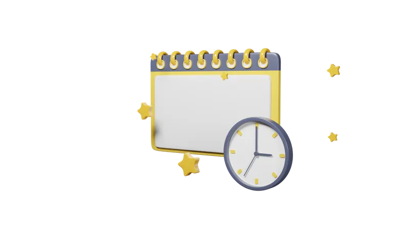 Timetable  3D Icon