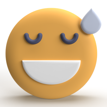 Emoji timide  3D Icon
