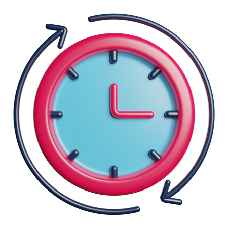 Timing  3D Icon