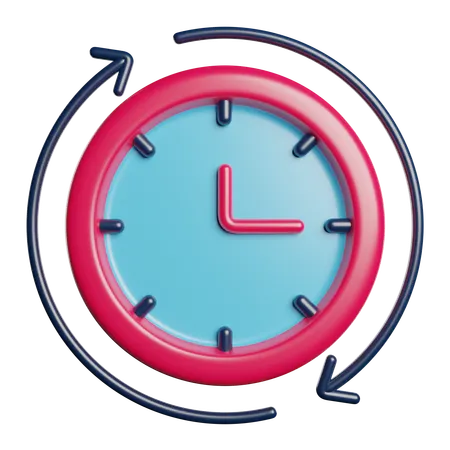 Timing  3D Icon