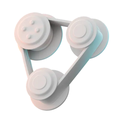 타이밍 벨트  3D Icon