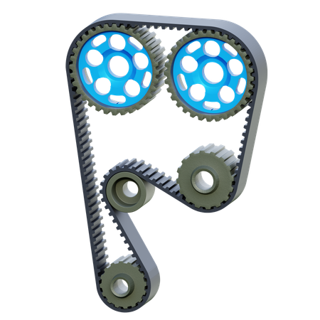 Timing Gear  3D Icon