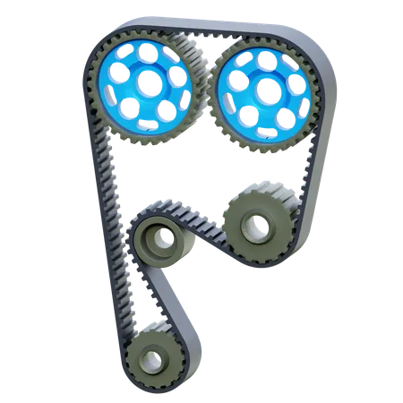 Timing Gear  3D Icon