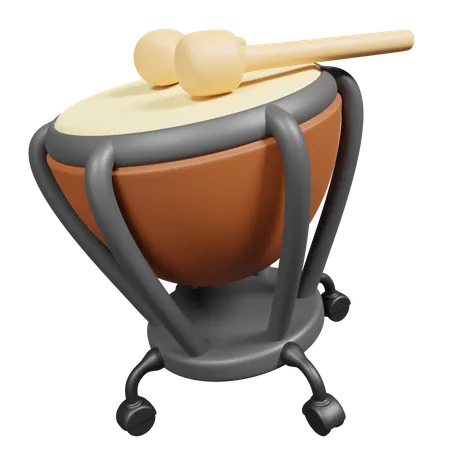 Timpani  3D Icon