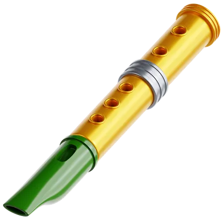 Tin Whistle  3D Icon