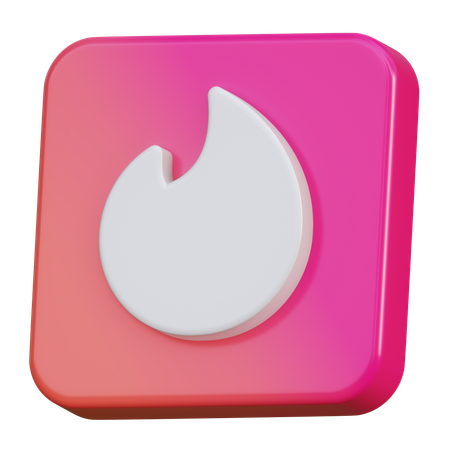 Tinder  3D Icon