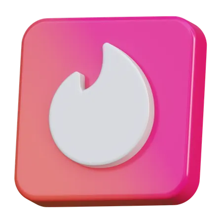 Tinder  3D Icon