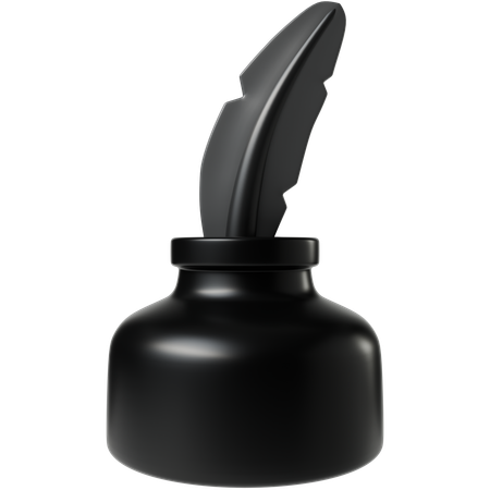 Tintenfass  3D Icon