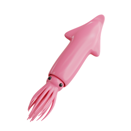 Tintenfisch  3D Icon