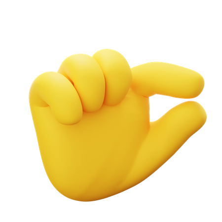 Tiny Hand Gesture  3D Icon