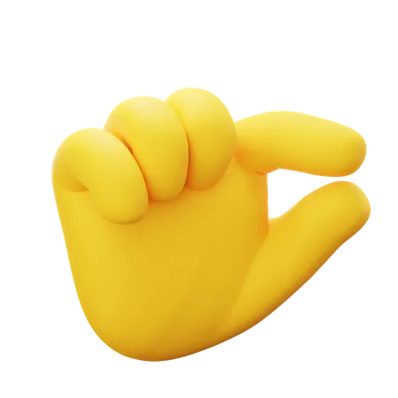 Tiny Hand Gesture  3D Icon