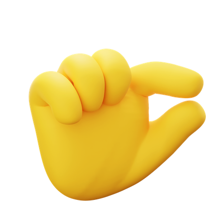 Tiny Hand Gesture  3D Icon