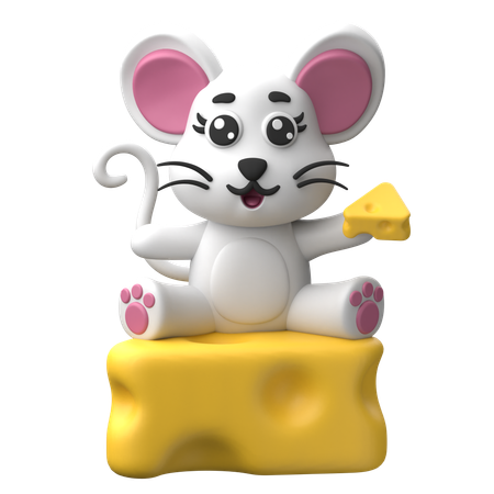 Tiny Mouse  3D Icon