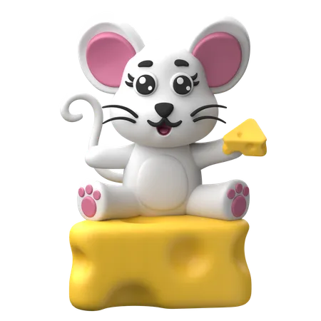 Tiny Mouse  3D Icon