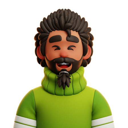 Tio com capuz  3D Icon