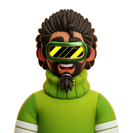 Tio com vr  3D Icon