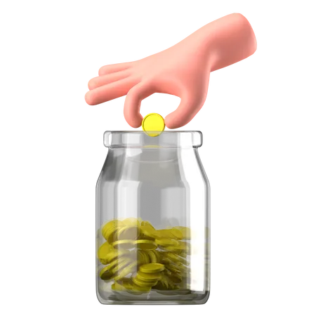 Tip Coins  3D Icon