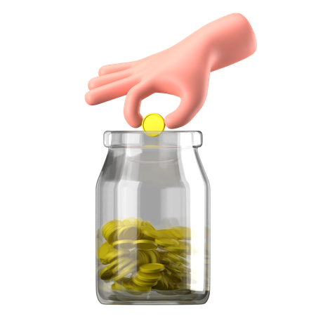 Tip Coins  3D Icon