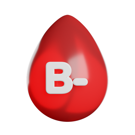 Tipo de sangre b  3D Icon