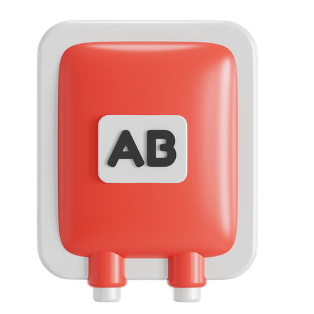 Tipo sanguíneo ab  3D Icon