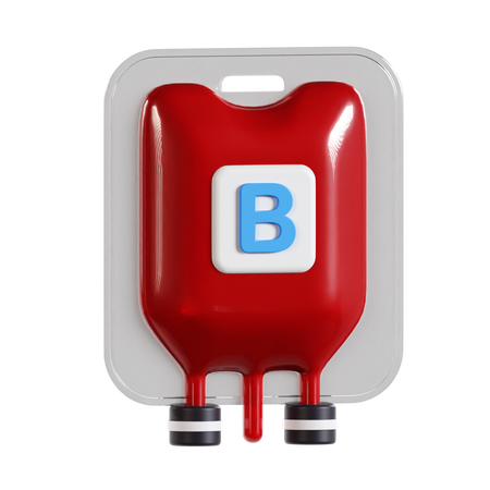 Tipo sanguíneo b  3D Icon