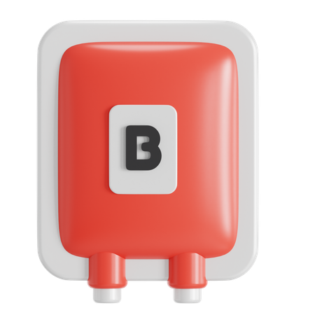 Tipo sanguíneo b  3D Icon