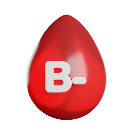 Tipo sanguíneo b  3D Icon