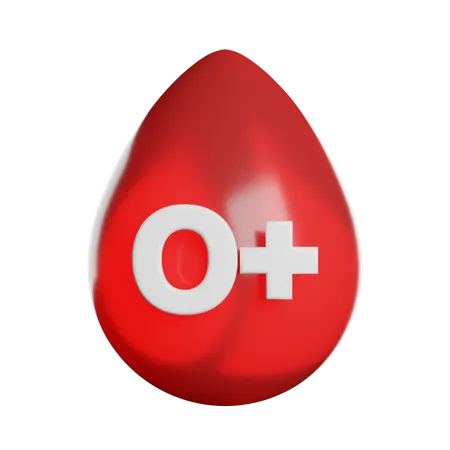 Tipo sanguíneo o  3D Icon