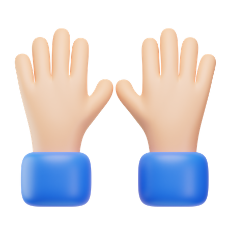 Tippen mit der Hand  3D Icon