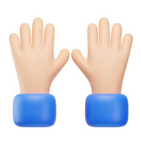 Tippen mit der Hand  3D Icon