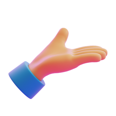 Tipping Hand Gesture  3D Icon