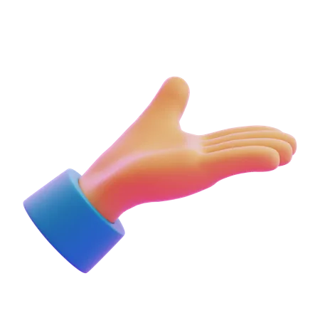 Tipping Hand Gesture  3D Icon