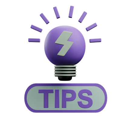 Tips  3D Icon