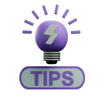 Tips  3D Icon