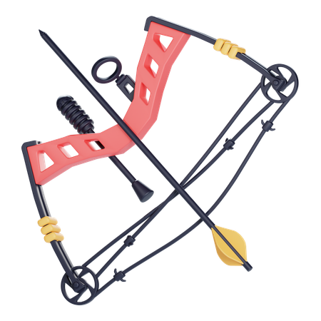 Tir à l'arc  3D Icon