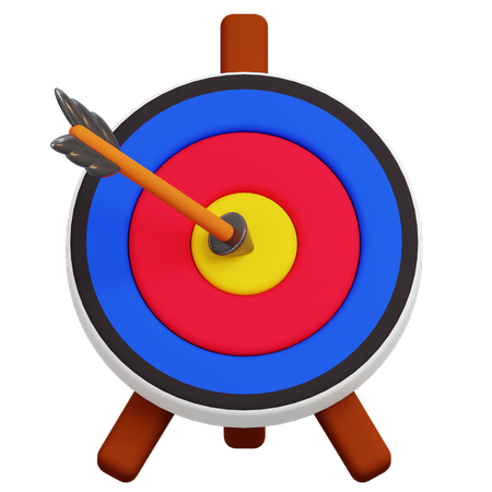 Tir à l'arc  3D Icon