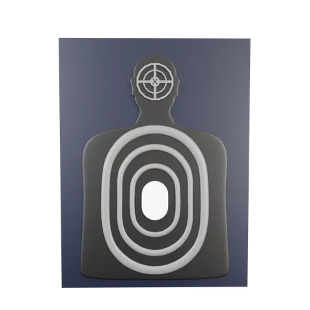 Cible de tir  3D Icon