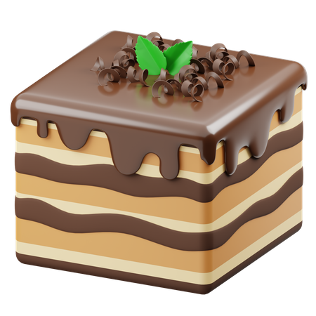 Tiramisu  3D Icon