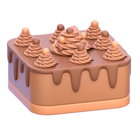 Tiramisu cake  3D Icon