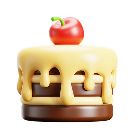 Tiramisu Cake  3D Icon